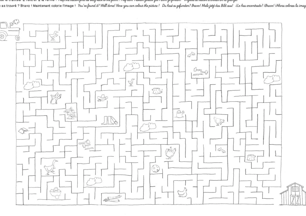 40 Placemats to Colour In