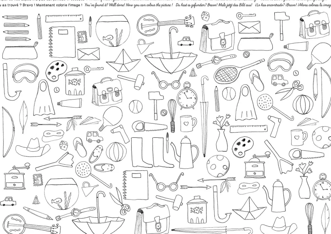 40 Placemats to Colour In