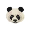 Plumpy Panda Head Wool Rug