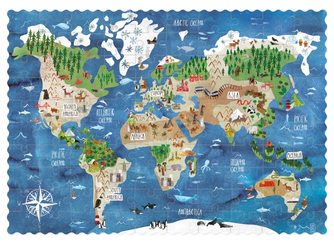 Pocket World Puzzle