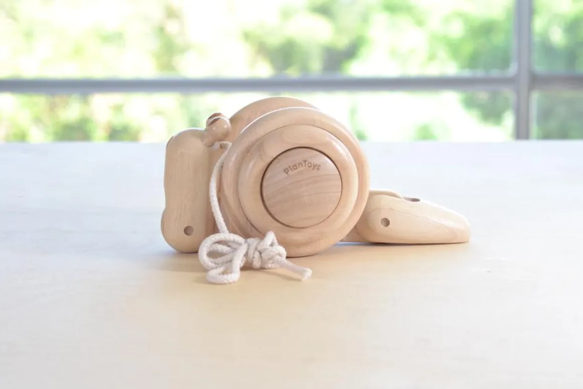 Pull Along Snail | Natural