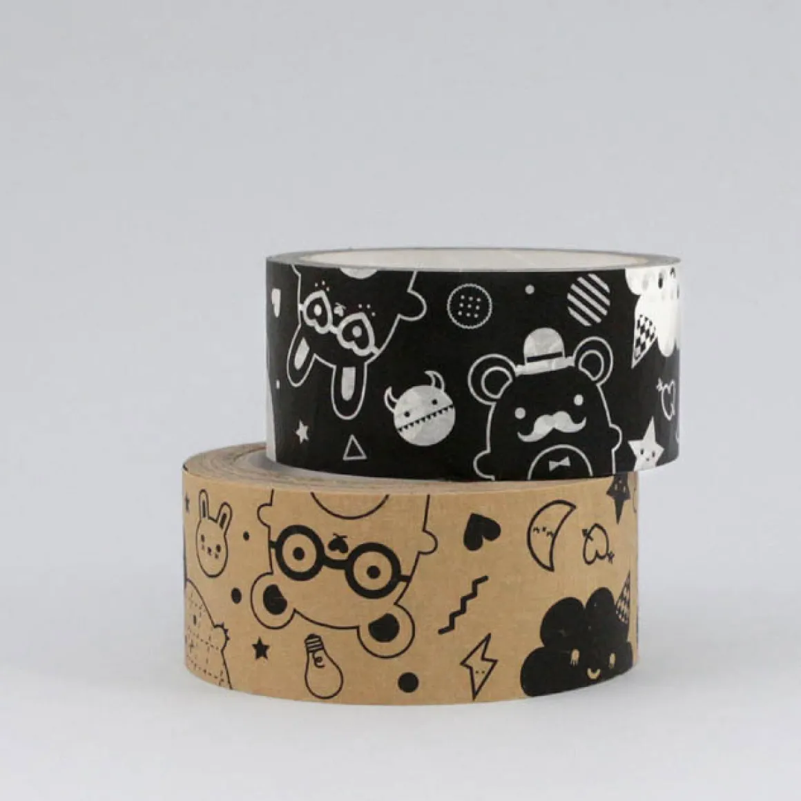 Ricemonsters Black Paper Tape by Noodoll (35 metres)