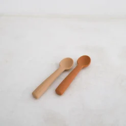 Rommer Silicone Spoon Set - Cinnamon/Nude