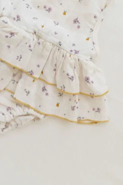 Ruffle Onesie | Lilac Fields