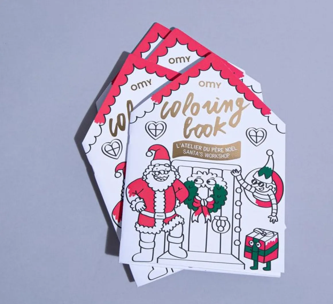 Santa's Workshop Coloring Book