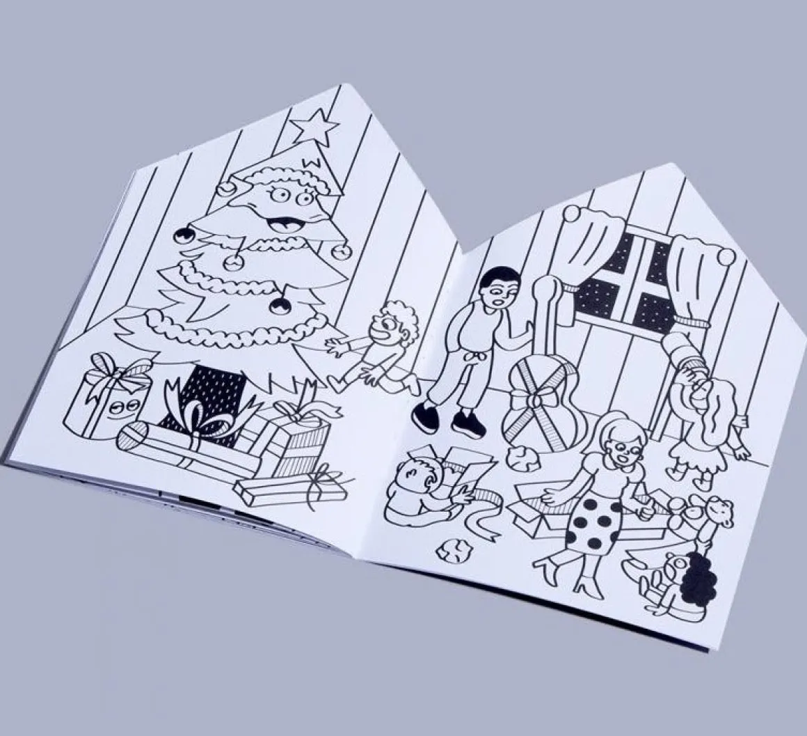 Santa's Workshop Coloring Book