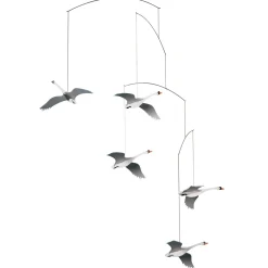Scandinavian Swans Mobile
