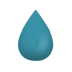 Set of 3 Raindrops Hooks in Petrol Blue by Rose in April