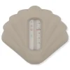 Shell Silicone Bath Thermometer | Warm Grey