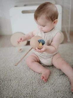 Silicone Pacifier Holder Case | Cloudy Mauve