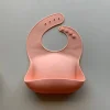 Solid Silicone Bib in Melon by Rommer