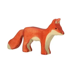 Standing Fox Wooden Figure