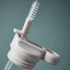 Straw Lid for 400ml Water Bottle w. Brush | Oyster Grey