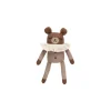Teddy Knitted Toy in Oat Pyjamas