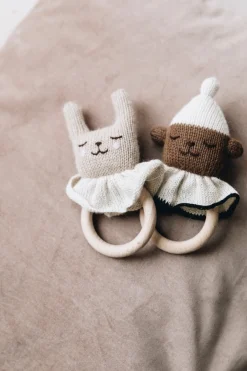 Teddy Teething Ring by Main Sauvage