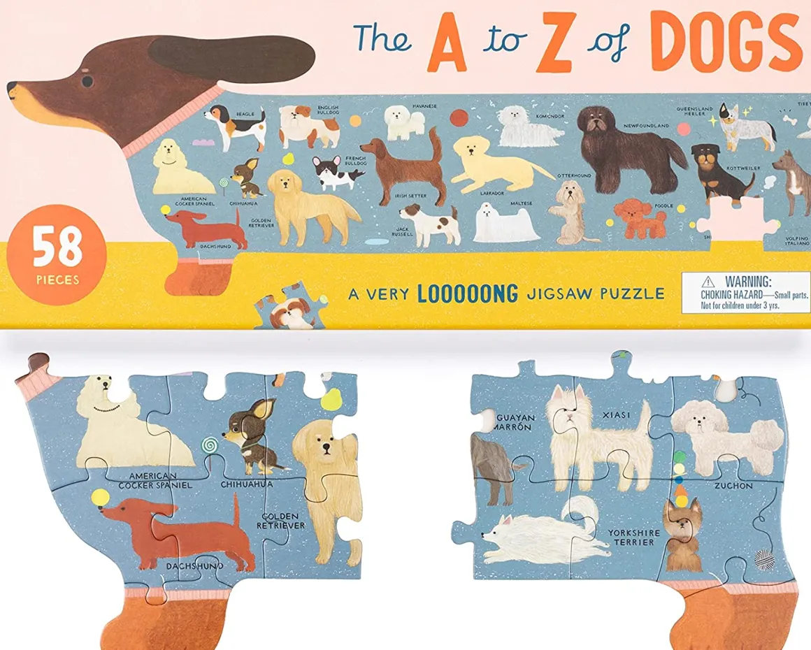 The A to Z of Dogs | A Very Looooong Jigsaw Puzzle