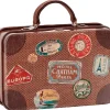 Travel Metal Suitcase - Brown