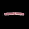 Velvet Double Bow Hair Clip in Rose by Bon Dep
