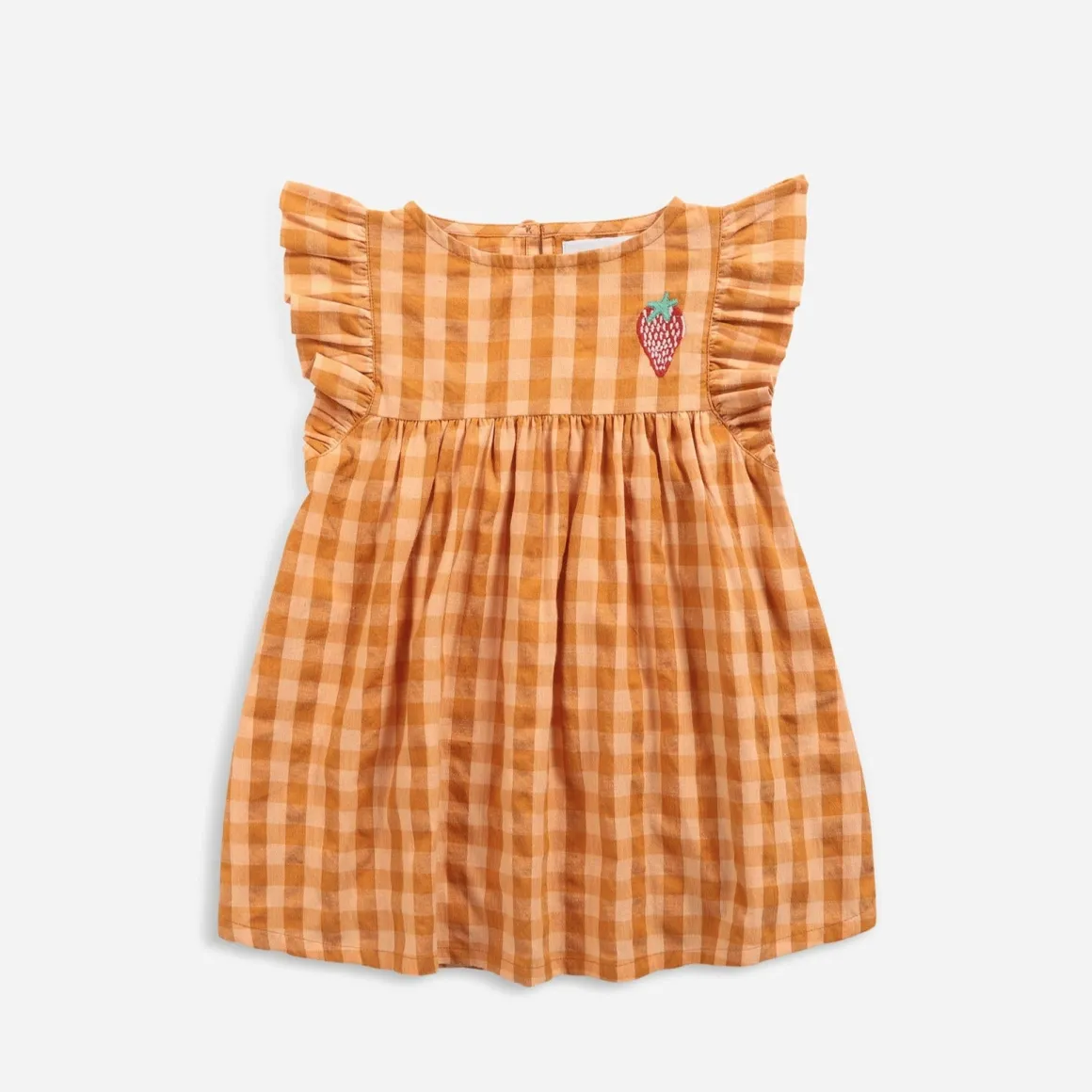 Vichy Woven Organic Cotton Baby Dress