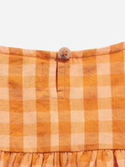 Vichy Woven Organic Cotton Baby Dress