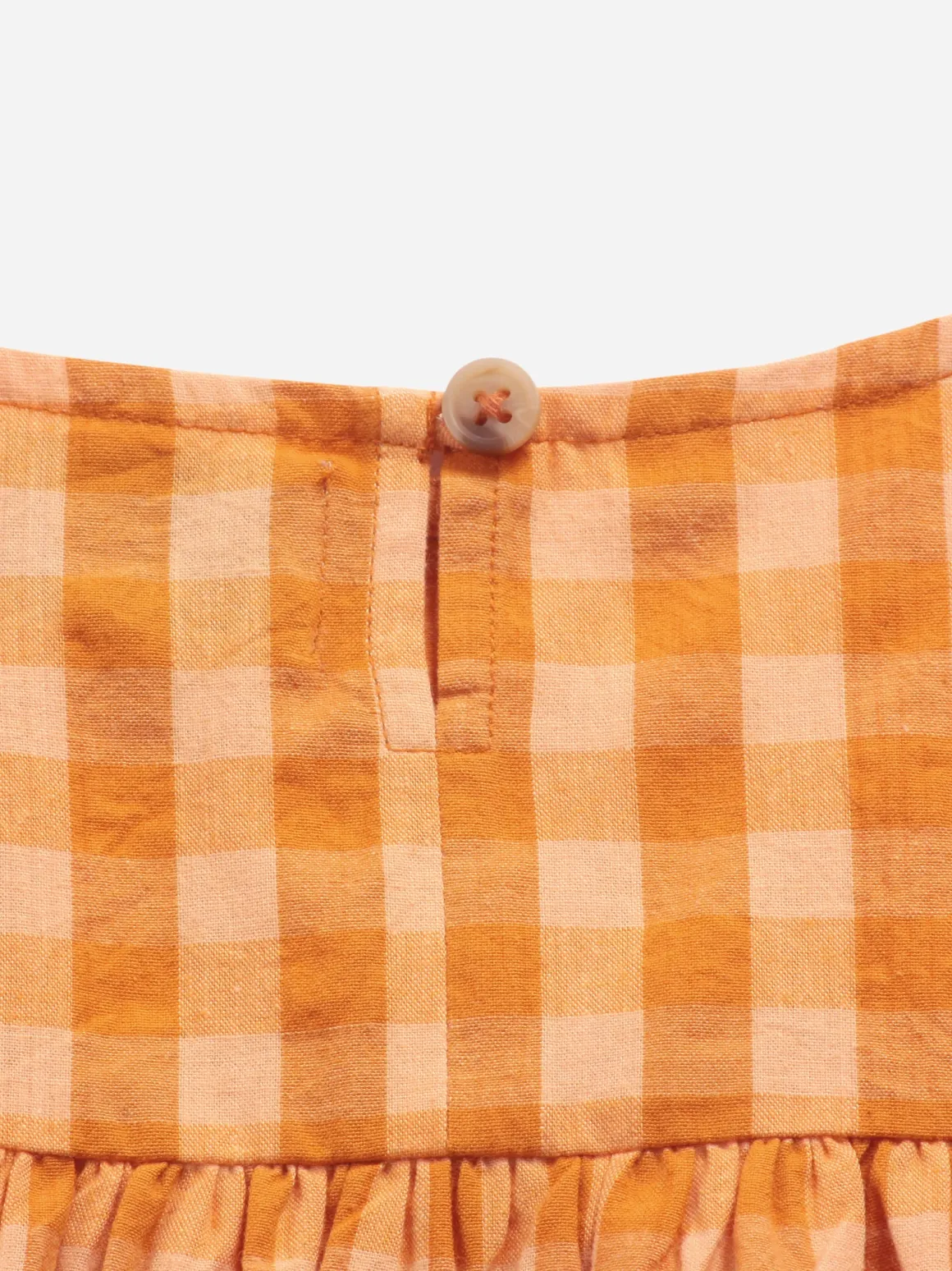 Vichy Woven Organic Cotton Baby Dress