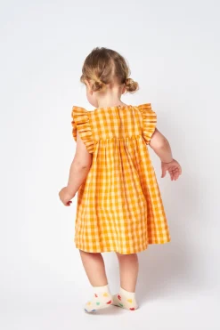 Vichy Woven Organic Cotton Baby Dress