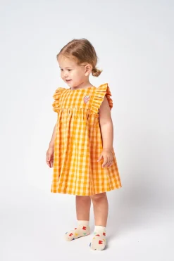 Vichy Woven Organic Cotton Baby Dress
