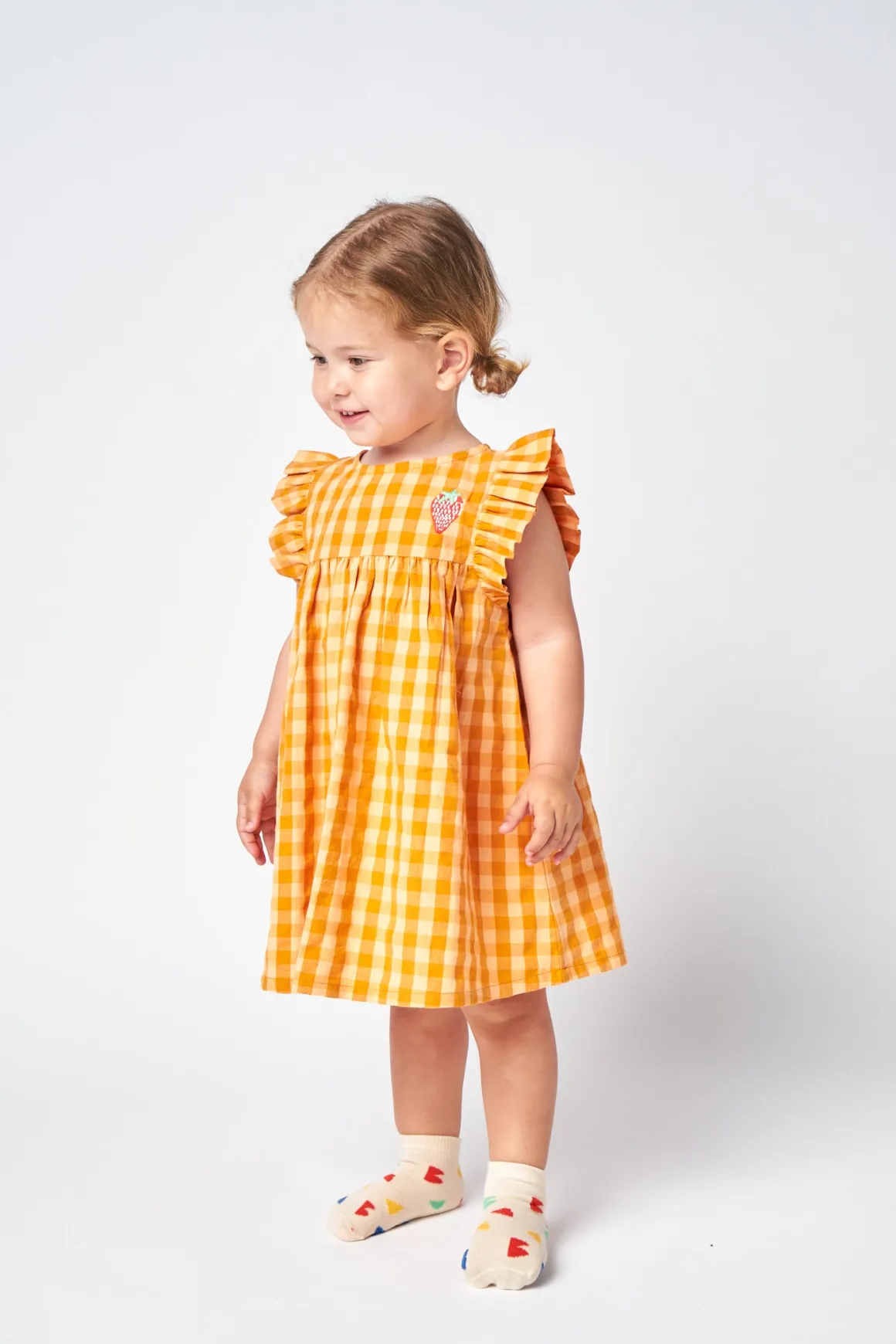 Vichy Woven Organic Cotton Baby Dress