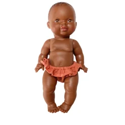 Vita Double Gauze Cotton Bikini in Sienna for Gordis Dolls by Minikane