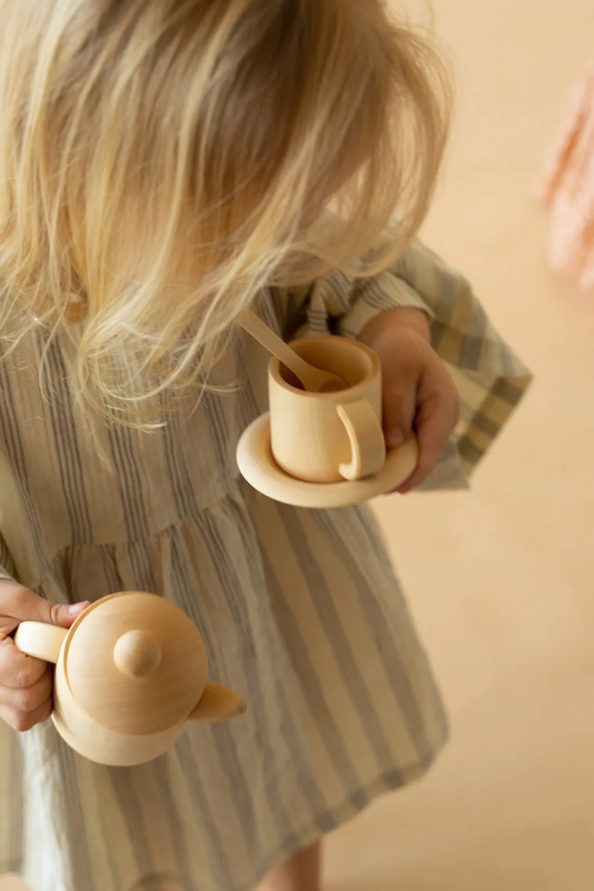 Wooden Tea Set - Natural