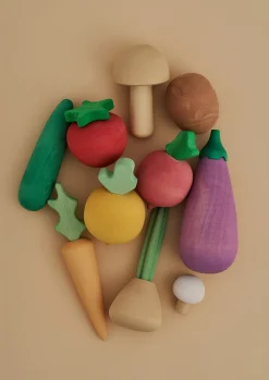 Wooden Vegetables Set Vol. 1