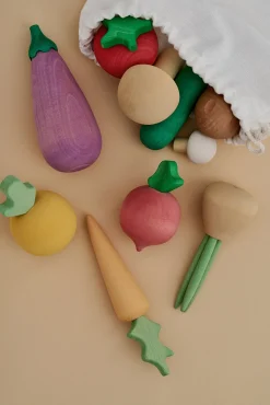 Wooden Vegetables Set Vol. 1