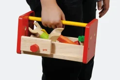 Wooden Workbench with Storage Box by Goki