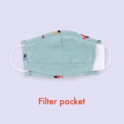 6-9 Years Cars Hygiene Face Mask (& 3 Filters)