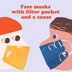 3-5 Years Stars Hygiene Face Mask (& 3 Filters)